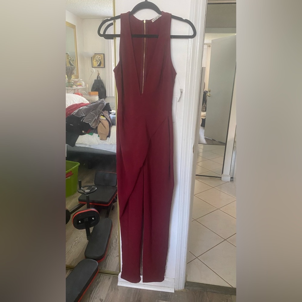 Charlotte Russe Red Pant Suit - Small